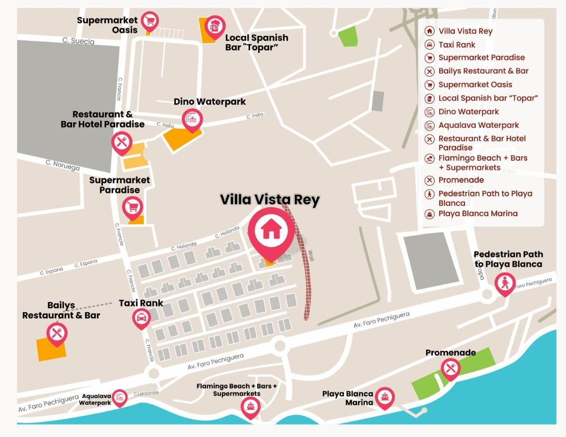 Villa Vista Rey - 6 Bedroom - Heated Pool - Amazing Views - Pool Table - Vista Lobos - Playa Blanca מראה חיצוני תמונה