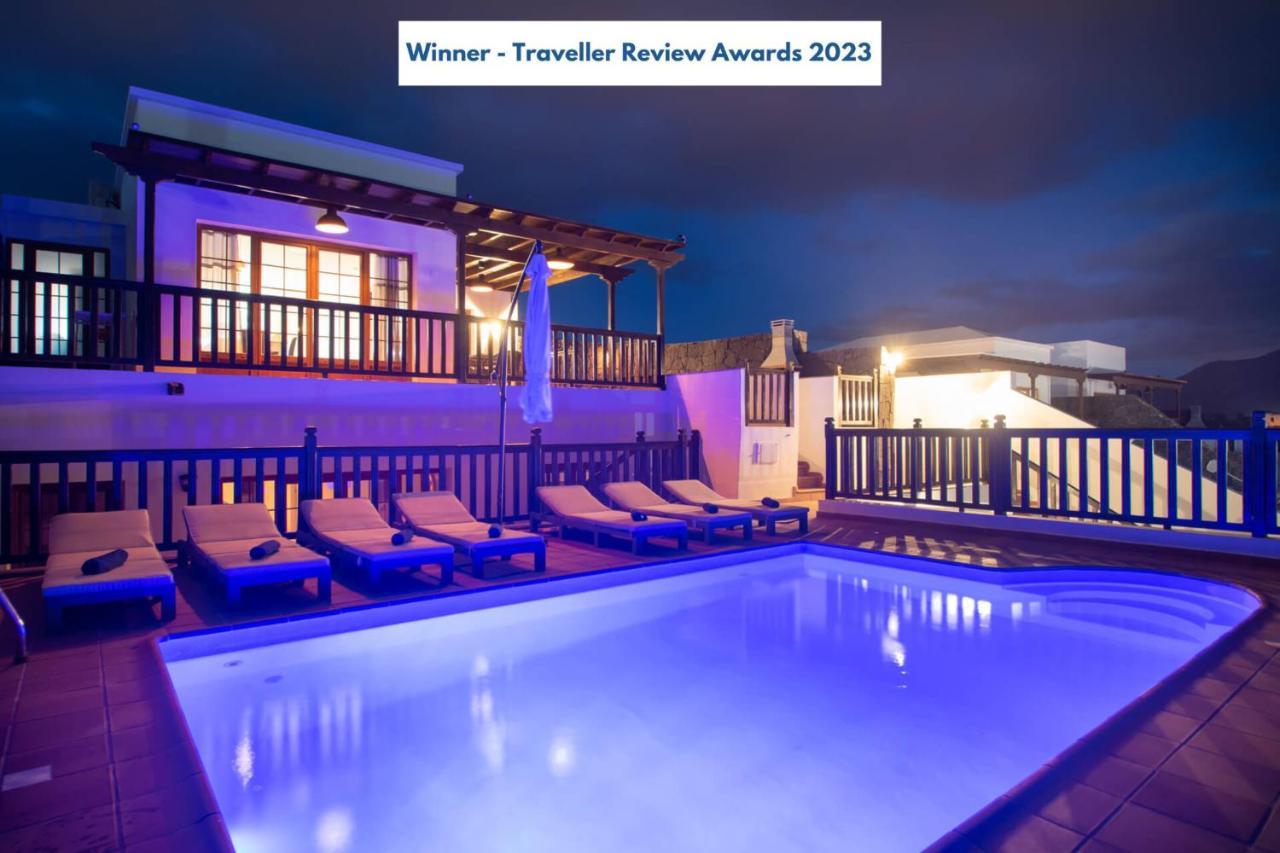 Villa Vista Rey - 6 Bedroom - Heated Pool - Amazing Views - Pool Table - Vista Lobos - Playa Blanca מראה חיצוני תמונה